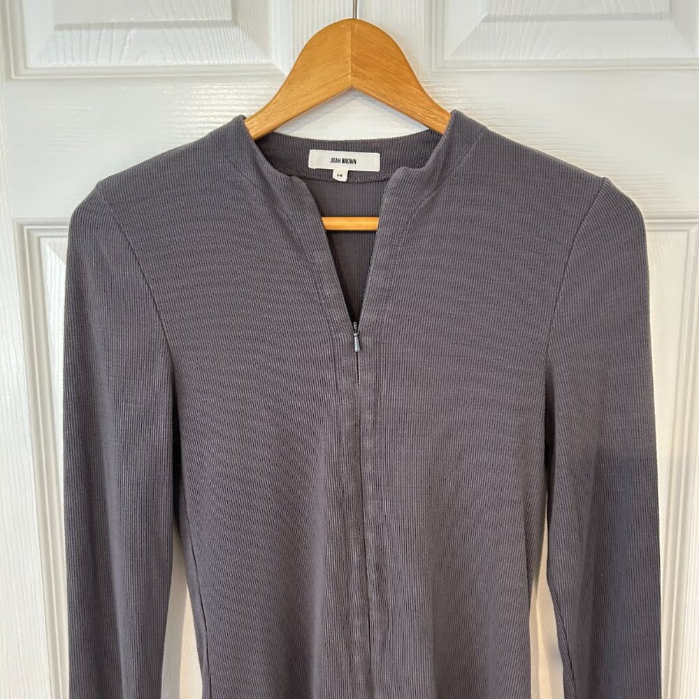 JOAH BROWN - Invisible Zip Long Sleeve Mineral/Grey (Size S/M)